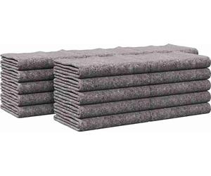 Couvertures de déménagement 25 pcs Gris 150 x 200 cm tissu