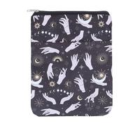 Couvertures de Livres Imprimées NICENEEDED, Protecteur de Livre Imperméable avec Fermeture Éclair, Pochettes de Livre en Tissu Lavable Thème Tarot