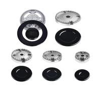 Couvertures de table de cuisson au gaz pour four - ensemble de chapeaux de | cuisinière résistants à la chaleur de 11 pièces/ensemble, couvercles de table de cuisson résistants à la chaleur | kit