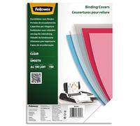 Couvertures fellowes transparente pvc 150 micra pack de 100
