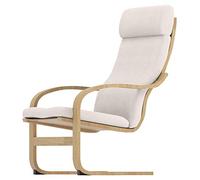 Couvertures Uniquement. La Chaise n'est Pas Incluse! Le Remplacement de la Housse de Chaise Duable Poang est Compatible avec la Housse de Fauteuil IKEA Poang (Polyester Beige A)