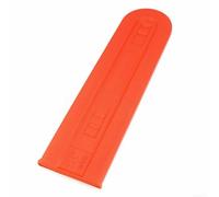 Couvre-barre de tronçonneuse de 40,6 cm, couvercle de lame de scie en plastique robuste pour équipement électrique extérieur, protection de chaîne de tronçonneuse orange avec motif fourreau