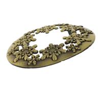 Couvre Bougie Creux en Alliage de Zinc pour Bougies Parfumées | Accessoire Chic et Délicat, Léger et Compact, Usage Maison, Compatible Bougies en Pot