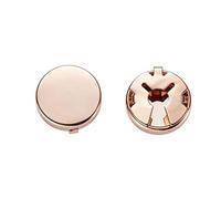 Couvre-boutons de manchette ronds en laiton, 1 paire de boutons de manchette d ' imitation pour chemise formelle de mariage pour hommes