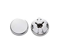 Couvre-boutons de manchette ronds en laiton, 1 paire de boutons de manchette d ' imitation pour chemise formelle de mariage pour hommes