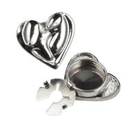Couvre-boutons Kit 2 Pièces Artisanat Bijou en Forme de Cœur