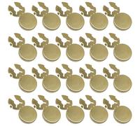 Couvre-boutons pour boutons de manchette ronds pour femmes et hommes, embellissement de vêtements, boutons décoratifs, Clips, manchette ronde