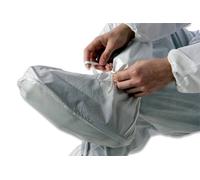 Couvre-chaussures 3M 450 Antirutsh blanc taille universelle Semelle antidérapante, bandes pour ajuster la taille des chaussures, bas de jambe élastique (100 paires par carton) x1 morceau