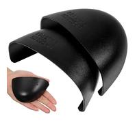 Couvre-Chaussures de Travail à Embout d'acier Noir, Protection Renforcée | Protège Orteil, Acier Résistant aux Perforations, Usage en Milieu Professionnel, pour Femmes et Hommes