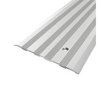 Couvre joint de dilatation aluminium naturel percé (L= 250cm, l= 120 mm)