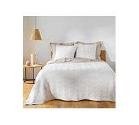 Douceur d'Intérieur Couvre-lit matelassé Cassandra 240x260cm 2x taies 60x60cm Jersey Microfibre