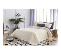 Couvre-lit boutis Fin avec Motif Losanges pour Printemps, été, Automne et Hiver Beige#Cama 140/150/160 - 250x260cm JETEE DE LIT