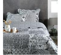Couvre lit boutis réversible 240x220 avec 2 taies OTAVIA