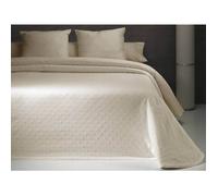 Couvre-lit - Carmina - 90 cm - Tissu jacquard - Design uni avec reliefs