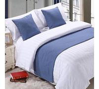 Couvre-lit Chemin De Lit Écharpe Couleur Unie Coton Lin Écharpe De Lit Queue De Lit Serviette Hôtel Pas De Décoloration Literie Écharpe Protection Couvre-lit Décoration Pour Simple Double Queen Size