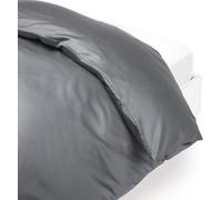 Couvre-lit double - Satin de coton - Pour un sommeil confortable - Satin de coton de haute qualité - Couple - Gris
