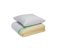 Couvre-lit en coton multicolore, certifié OEKOTEX, design graphique, rectangulaire - Hübsch, Block - 60x200 cm