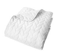 Couvre-lit en Microfibre Tessa 220x240cm Blanc