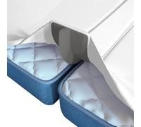 Couvre-lit en Mousse de Soutien avec Ajustement réglable pour Matelas Double 190x200cm, Drap-Housse élastique de Construction