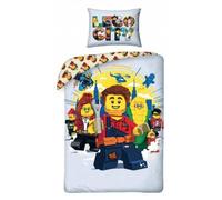Couvre-lit - Lego - City - 140x200 cm - 100% coton - Résistant aux couleurs
