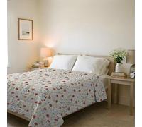 Couvre-lit matelassé d’été Ligne Karma Made in Italy en Microfibre Douce imprimée - Couette Printemps-été mi-Saison - Printemps, Double 250x240 cm