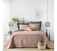 Douceur d'Intérieur Couvre-lit matelassé Romane 220 x 240 cm Rose
