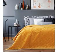 Couvre-lit - MYNE - Laila - Réversible - Microfibre - 260 x 280 cm - Couleur Honey