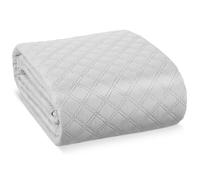 Couvre-lit Olivia, 240x220cm, Gris clair foncé
