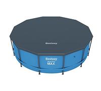 Couvre Piscine 366 cm Bestway 58037 - Bleu - Polyéthylène PE - Système de fixation sécurisé