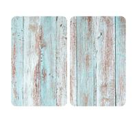 Couvre-Plaques Blue Wood - Verre