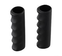 Couvre-poignée en caoutchouc antidérapant pour tubes ronds de 22 à 30 mm, poignées de rechange robustes pour chariot de jardin et diable de chantier (118 x 28 mm)