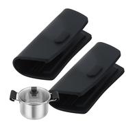 Couvre-poignées pour poêles en fonte Outils Gadget | 1 paire de couvre-poignées en silicone antidérapant pour frire, four, micro-ondes, cuisinière à gaz, casserole, camping