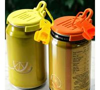Couvre-poussière pour boisson en conserve (avec ouvre-bouteille et crochet), bouchon de protection pour bouteille d'eau gazeuse, couvercle pour canette de bière et de boisson, couvre-poussière pour al