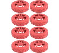 Couvre-roues de bagage Protecteurs de roue de valise en silicone Texture de fleur Réduire le bruit Installation facile pour le voyage 8 pièces Housses en silicone