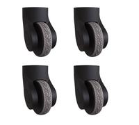 Couvre-roues de valise en Silicone réglable, 4 pièces, couvre-roues de bagages, pour réduire le bruit, accessoire de protection pour bagages