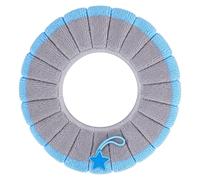 Couvre-Siège WC Lavable Épais Doux Chaud Peluche Extensible Universel | Protection d'Abattant WC Pour Hiver Maison Salle De Bain Hôtel Dortoir Camping-Car Déplacement Bleu