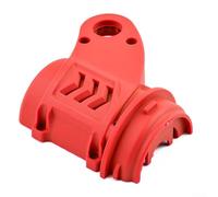 Couvre-tête en plastique conçu pour les débroussailleuses avec taille réglable et fonction multi-angle, permettant un démontage et un entretien faciles (1 pièce, rouge)