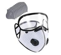 Couvre-visages anti-poussière - Masque et lunettes à filtre à charbon respi