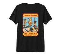 Couvreurs Couvreur Clous-toiture couvreurs Couvreur T-Shirt Haut de Gamme