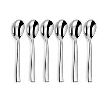 COUZON - Cuillère à café - Lot de 6 - Side - Acier inoxydable 18/10, Finition Miroir, Epaisseur 2.5 mm, Longueur 140 mm - Inox