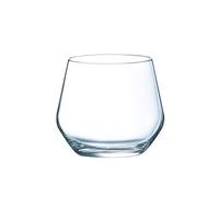 COUZON - Gobelet forme haute - Lot de 4 - Sirius - Krysta, Contenance 36 imensions : H8.3 x Diamètre 9.4 cm - Transparent