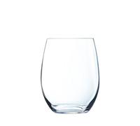COUZON - Gobelet forme haute - Lot de 6 - Lys - Krysta, Contenance 36 imensions : H10.2 cm x Diamètre 6.3 cm - Transparent