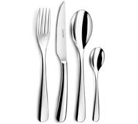 COUZON - Ménagère 24 couverts de table en coffret pour 6 personnes - Haikou - Acier inoxydable 18/10, Finition Miroir, Epaisseur 3.5 mm - Inox