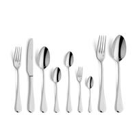 COUZON - Ménagère 86 couverts de table pour 12 personnes - Dunes - Acier inoxydable 18/10, Finition Miroir, Epaisseur 3 mm - Inox