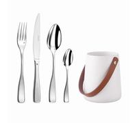 Couzon Millénium ménagère 24 couverts 6 personnes + support de rangement | Ménagère 24 couverts 6 personnes + support de rangement, inox 18/10, épaisseur 3,5 mm, finition brillante
