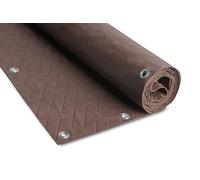 COVER IT Brise-Vue pour Balcon Premium 240 g/m² 100 x 600 cm - Écran de confidentialité pour Balcon avec Tissage gaufré pour Balcon, terrasse et Garde-Corps, Marron