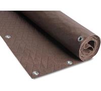 COVER IT Brise-Vue pour Balcon Premium 240 g/m² 100 x 600 cm Marron | Écran de confidentialité pour Balcon avec Tissage gaufré pour Balcon, terrasse et Garde-Corps