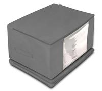 COVER IT Sac De Rangement Pour Couette Graphite 60x45x30cm - 1 Pièces Rangement Vêtements - Housse Rangement Couette - Sac De Rangement Vetement - Ordre Et Propreté En Un