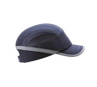 Coverguard - Casquettes de Protection Anti-heurts Bleu Marine aérées visière Medium (Pack de 10)