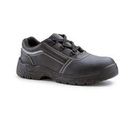 Chaussures de sécurité basses basic Nacrite S1P SRC - cuir noir - taille 35 Coverguard
